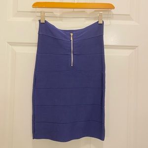 Bebe Blue Bandage Skirt Sz S